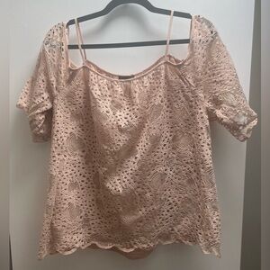 Vince Camuto Off the Shoulder Lace Blouse